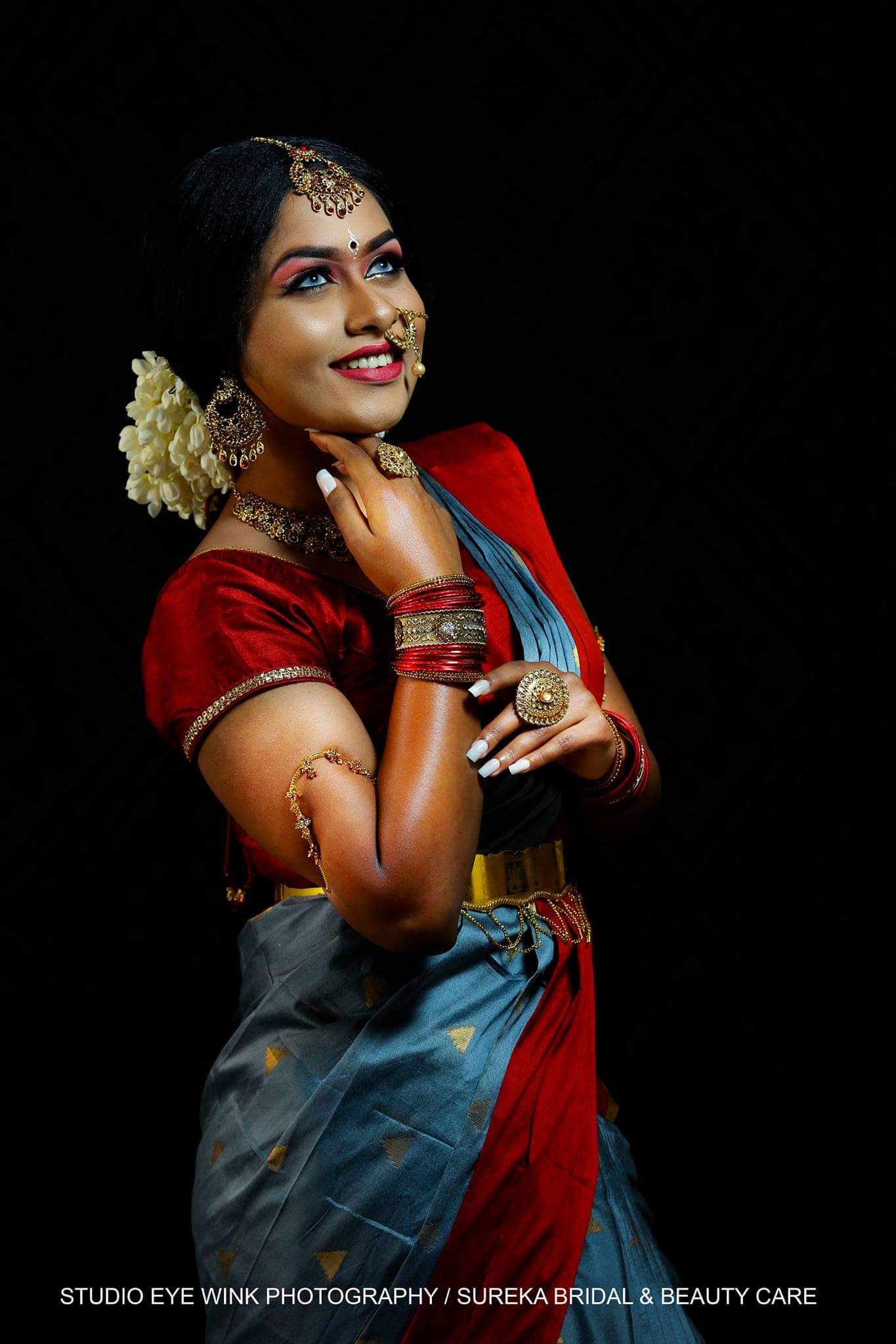 Srilankan Model Steffany John Romantic Photoshoot in Saree
