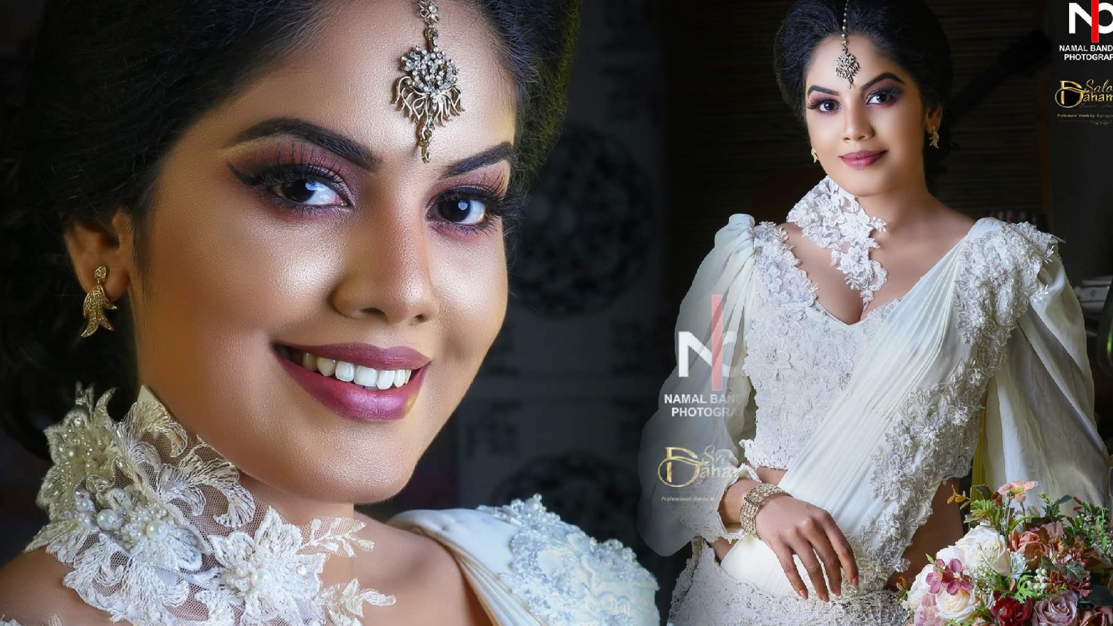 Gorgeous Lankan Model Heshani Sanjana Bridal Photoshoot in Saree