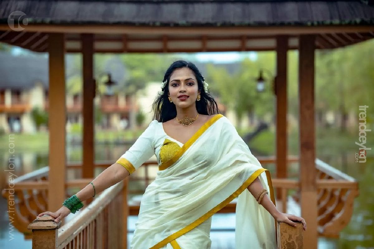 Indian Actress Amala Paul In Kerala Saree