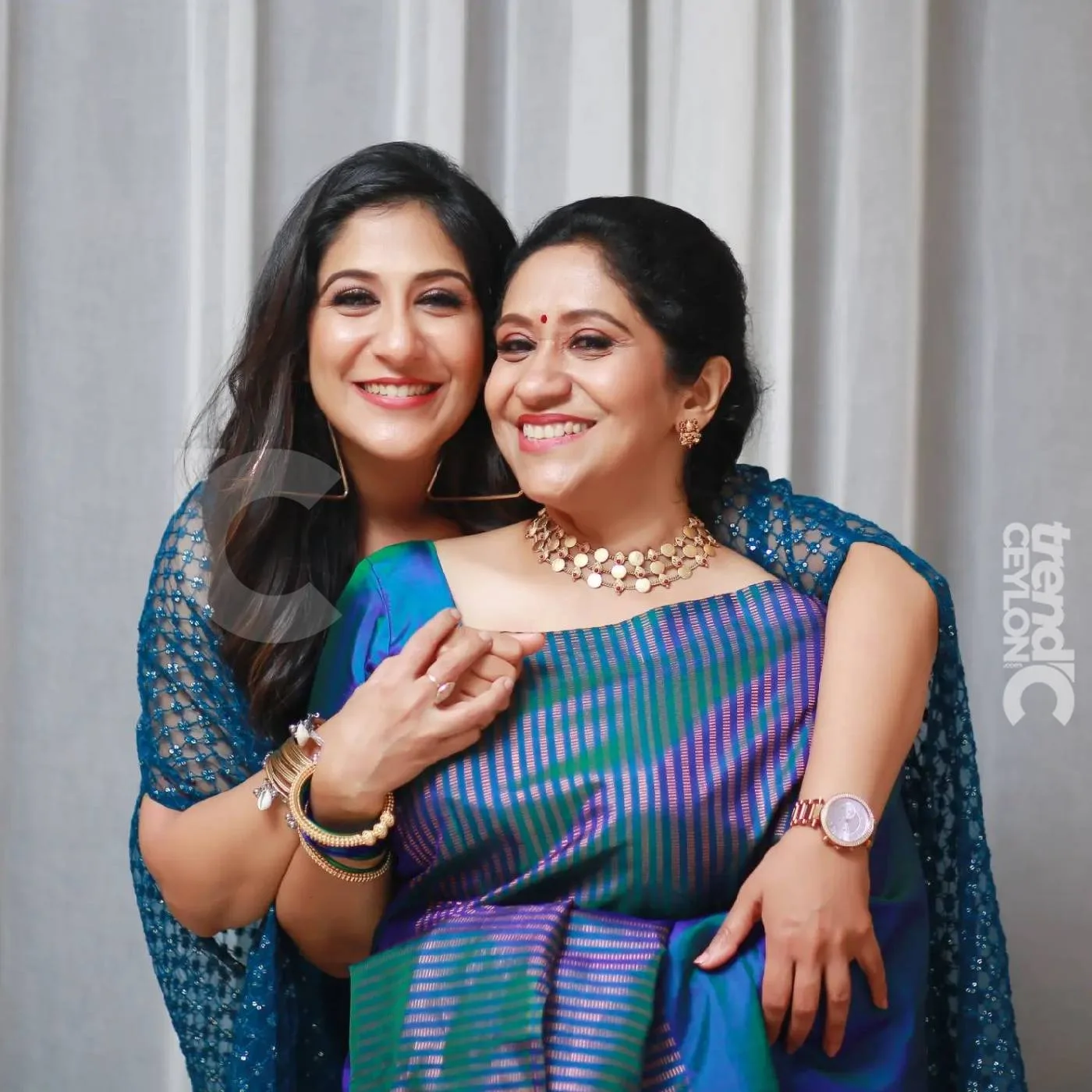 Look at this lovely musical family! Sujatha & Shweta Mohan