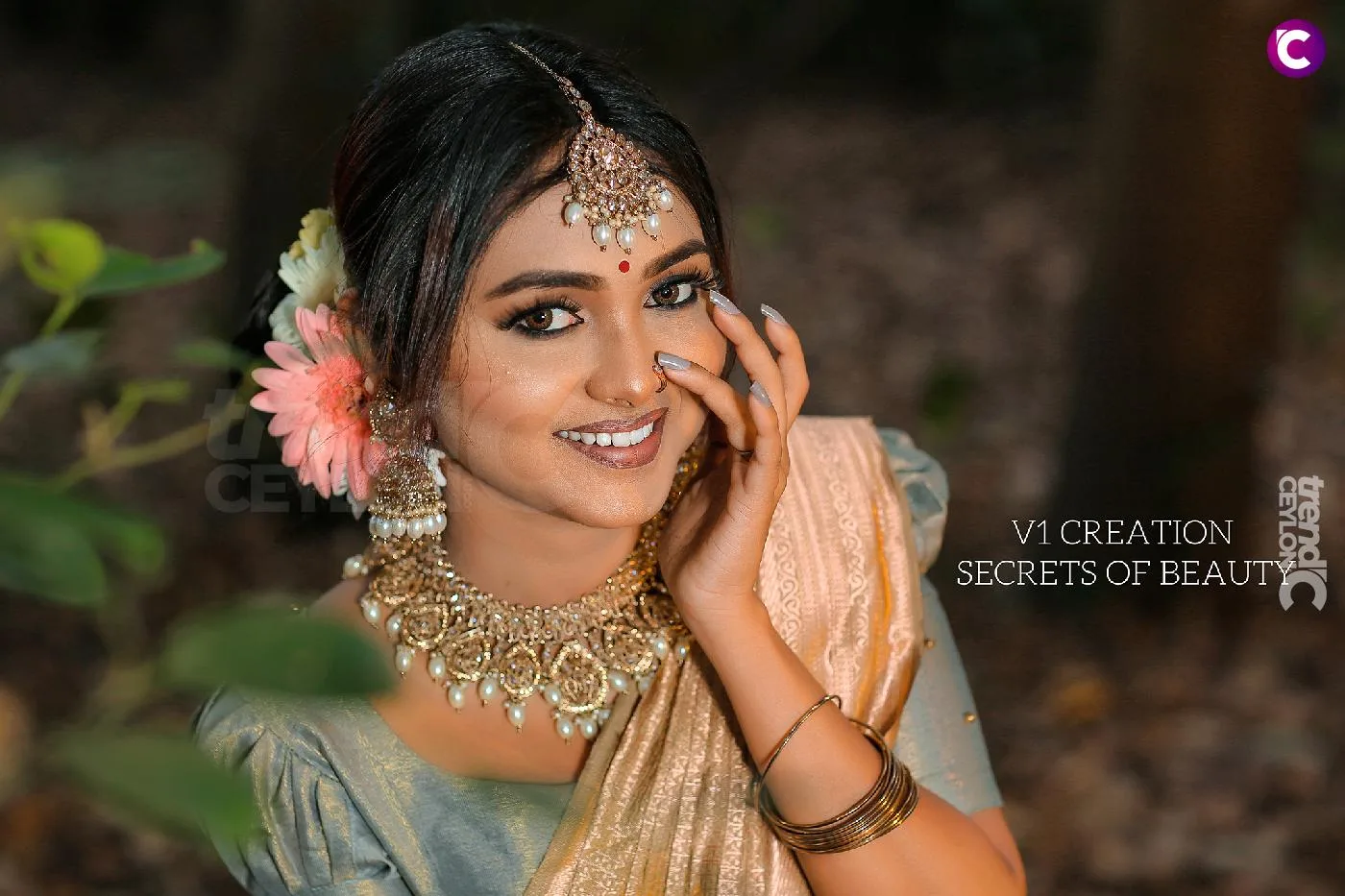 Stunning Bridal Photoshoot Of Sri Lankan Tamil Model Harsh Niroja