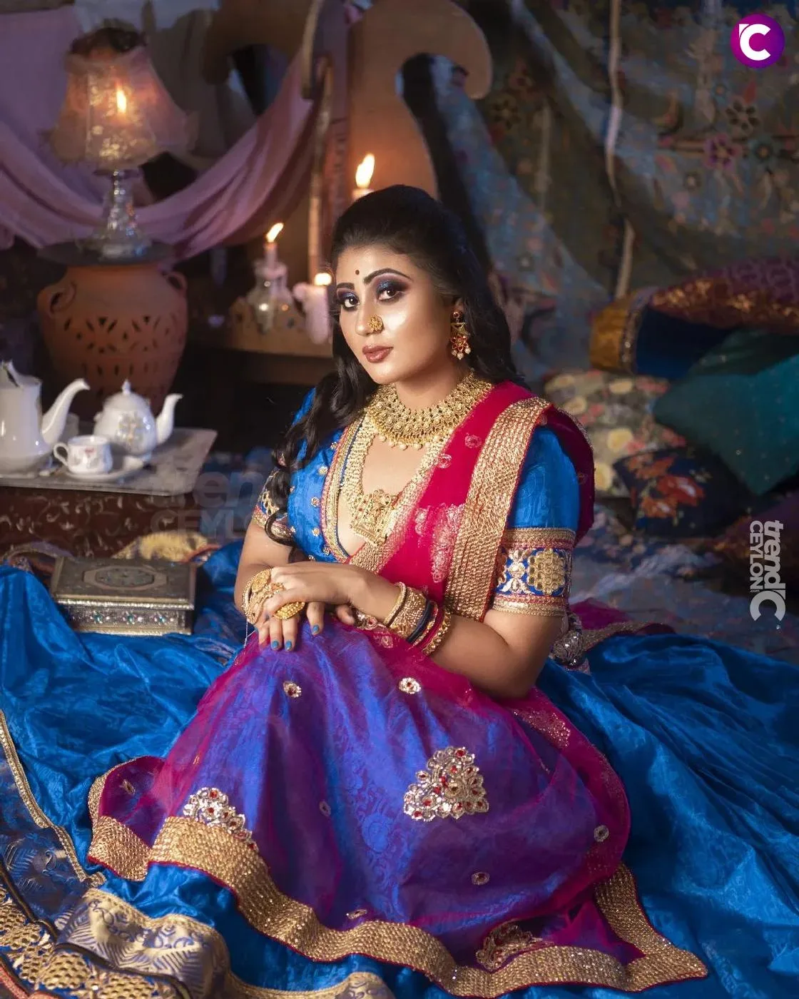 Indian Instagram Influencer Soumi Saha's Saree Collection